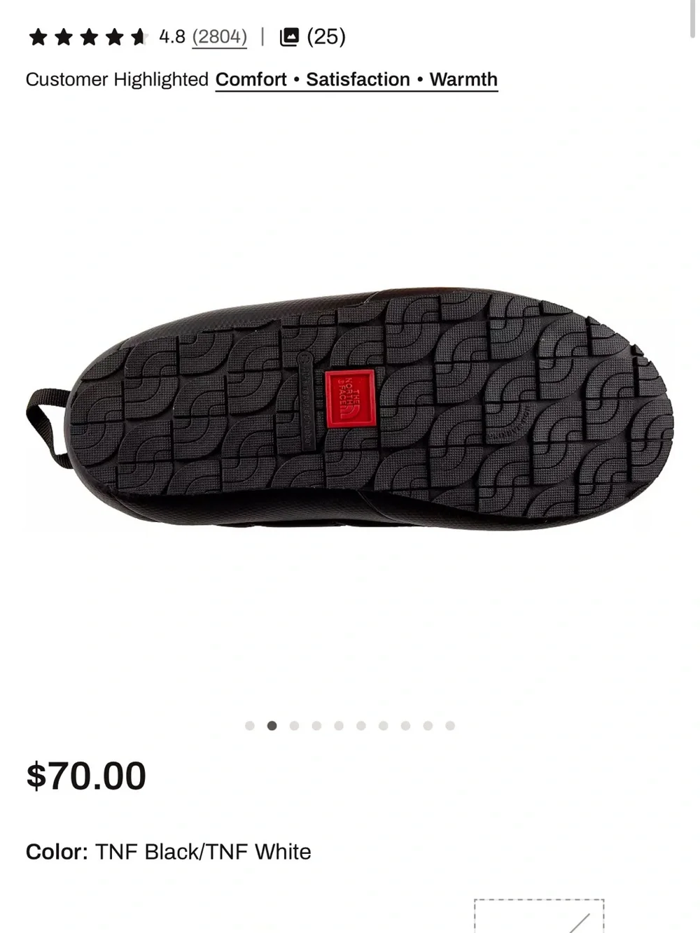 The North Face Men’s ThermoBall Traction Mule V Slippers - Picture 3 of 5